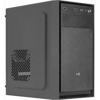 Корпус mATX AEROCOOL CS-104-S-BK-V1, Mini-Tower, без БП, черный