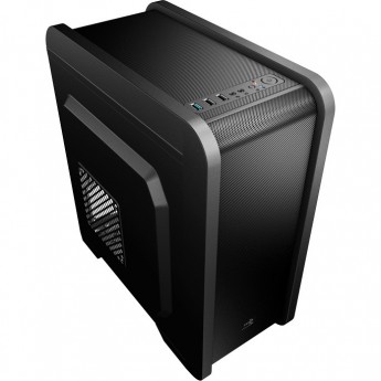 Корпус mATX AEROCOOL QS-240, без БП, черный